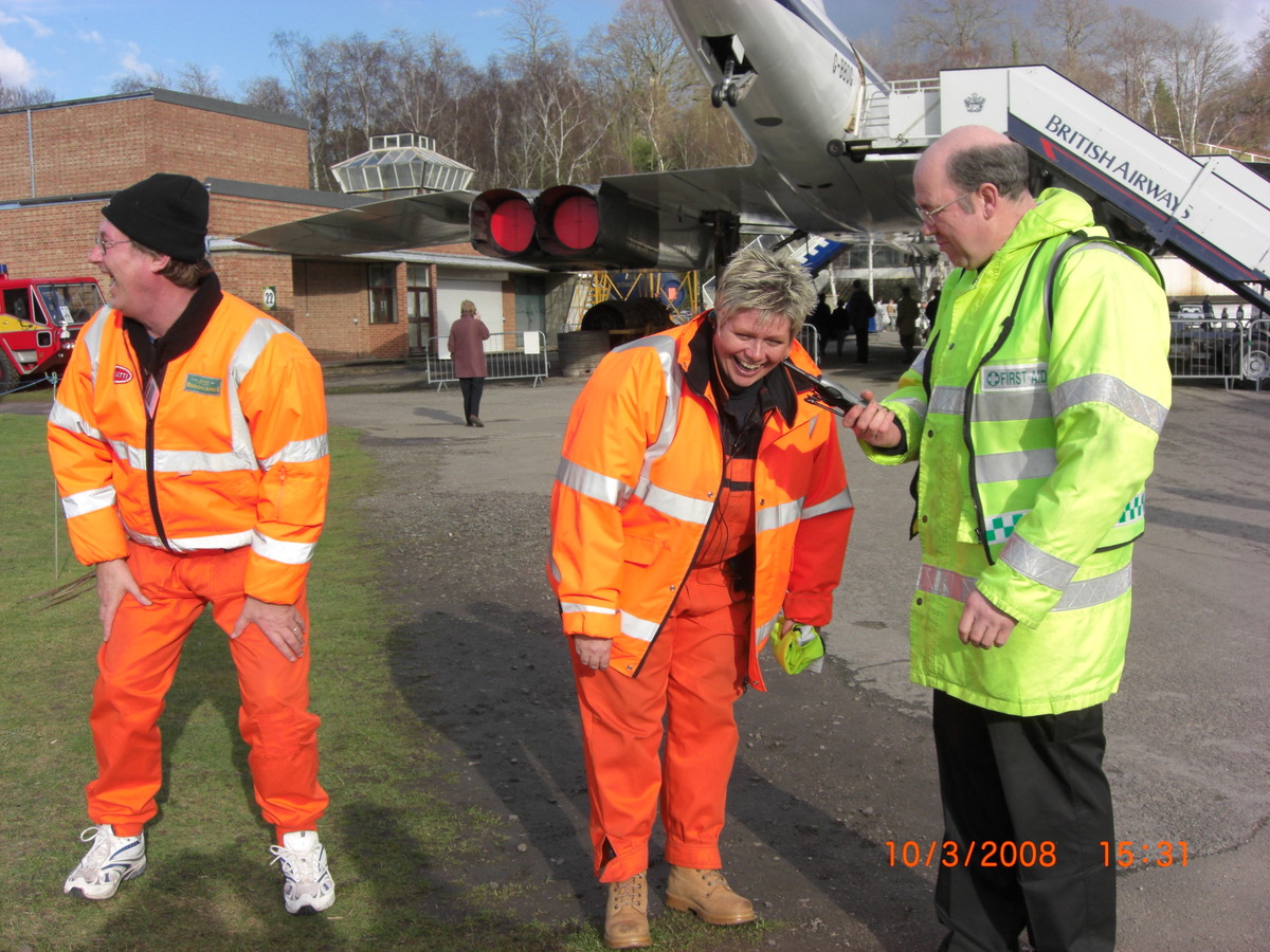 Off Duty fun with Event Marshalls